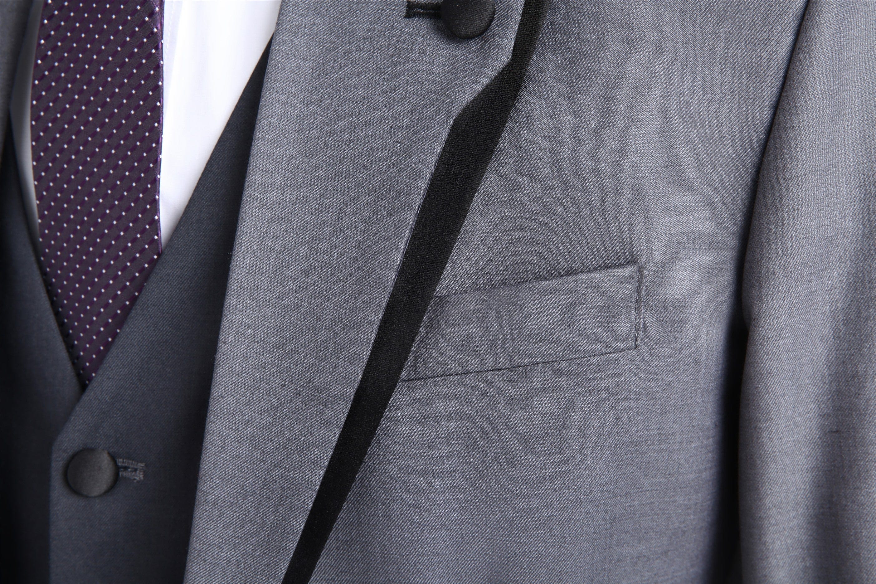 aesido 3 Piece Business Casual Shawl Lapel Men;s Suit (Blazer+Vest+Pants)