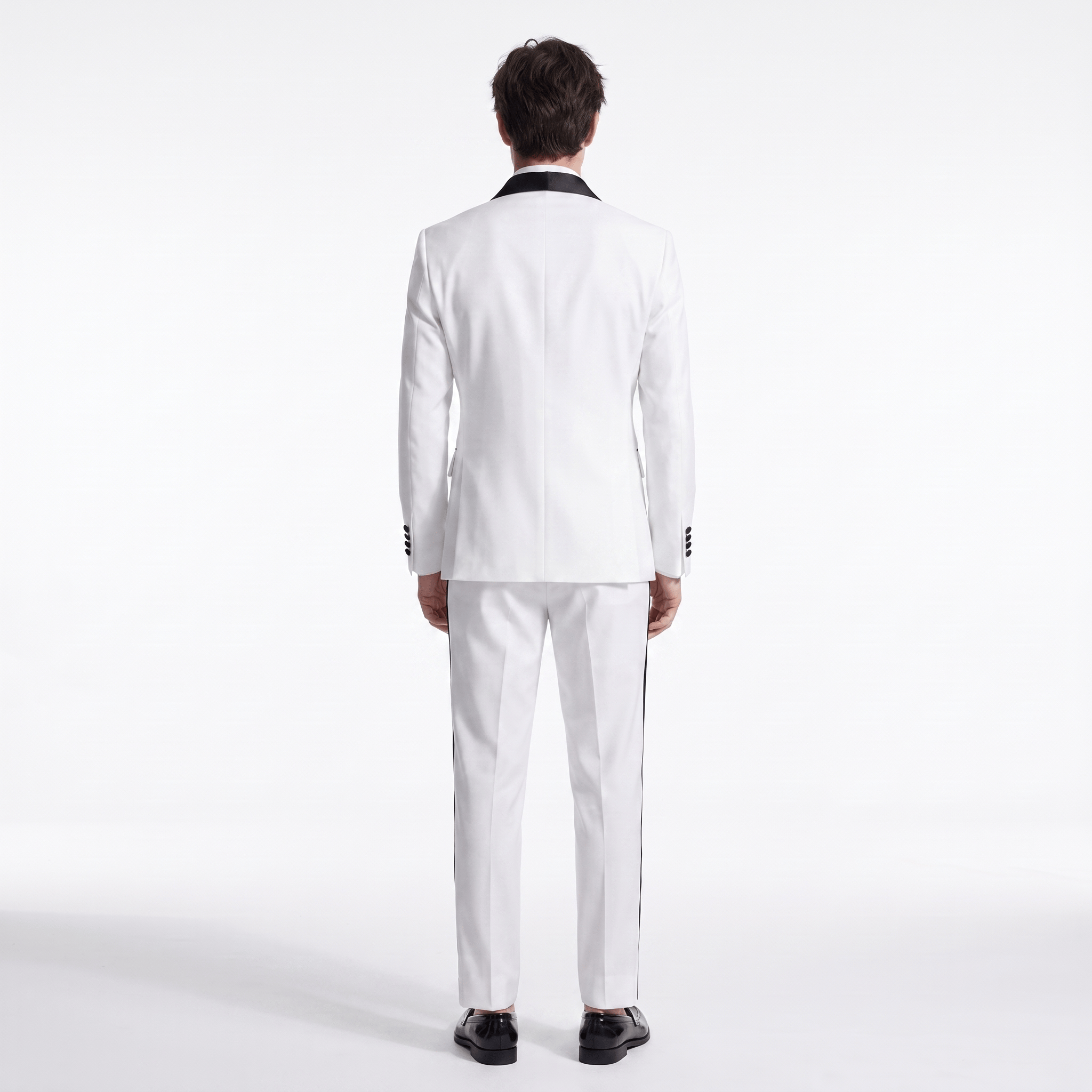 Aesido Aesido 2 Pieces Fashion Slim Peak Lapel Men's Suit (Blazer + Pants)