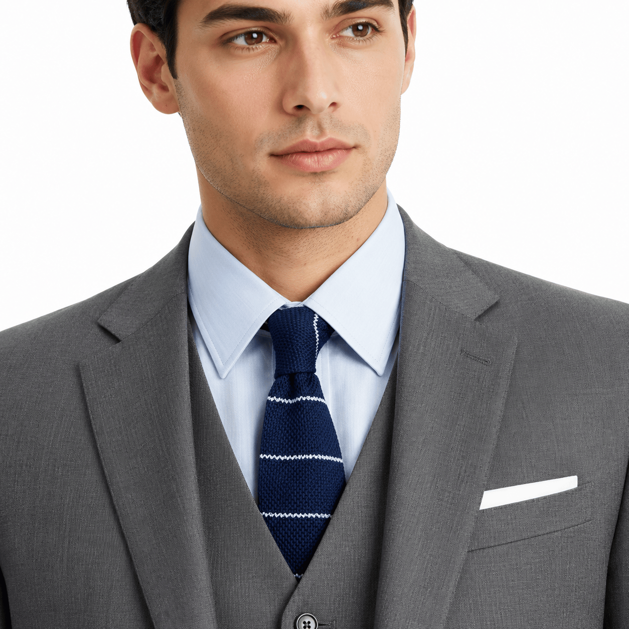 Aesido Aesido 3 Piece Single Breasted Men's Wedding Suit