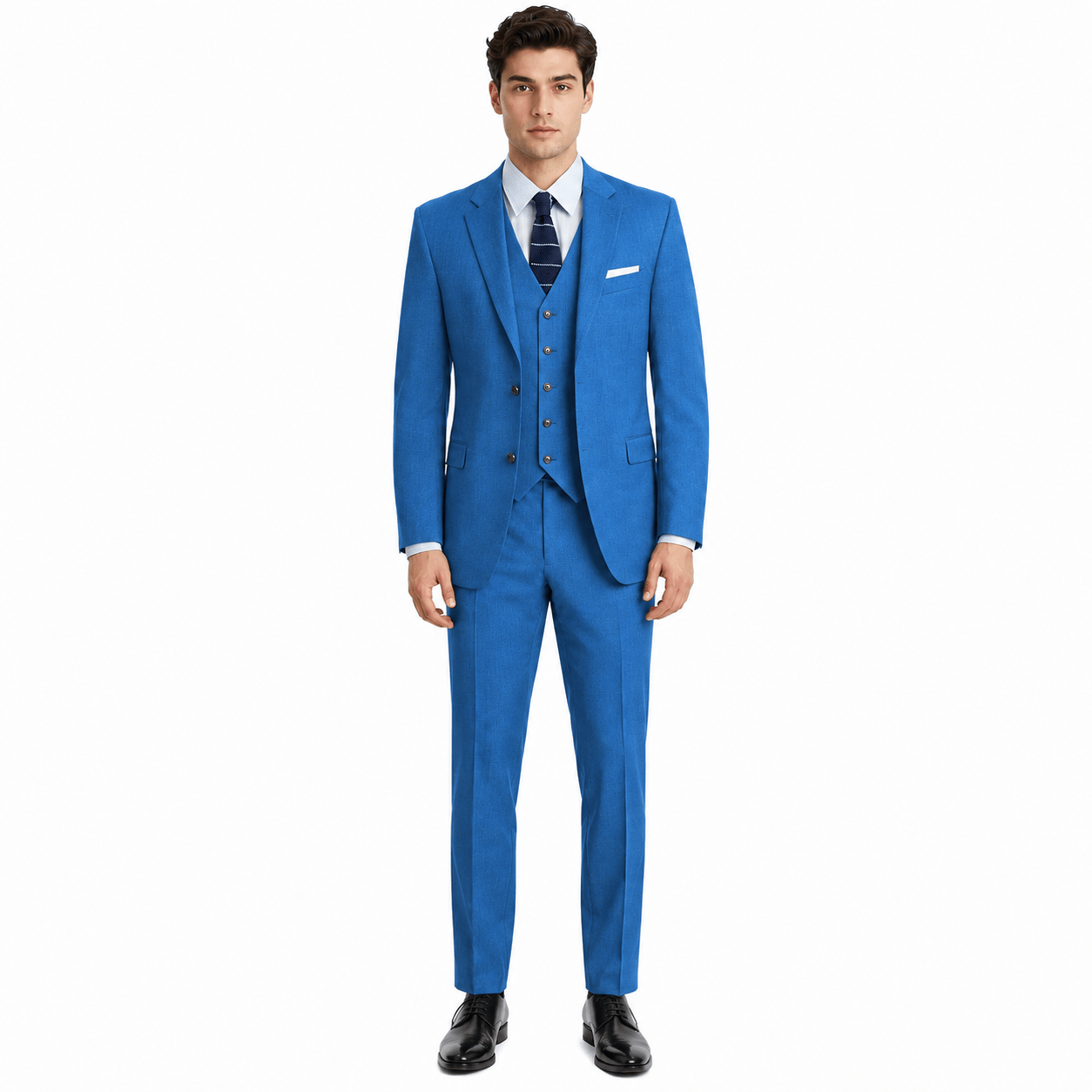 Aesido Aesido 3 Piece Single Breasted Men's Wedding Suit