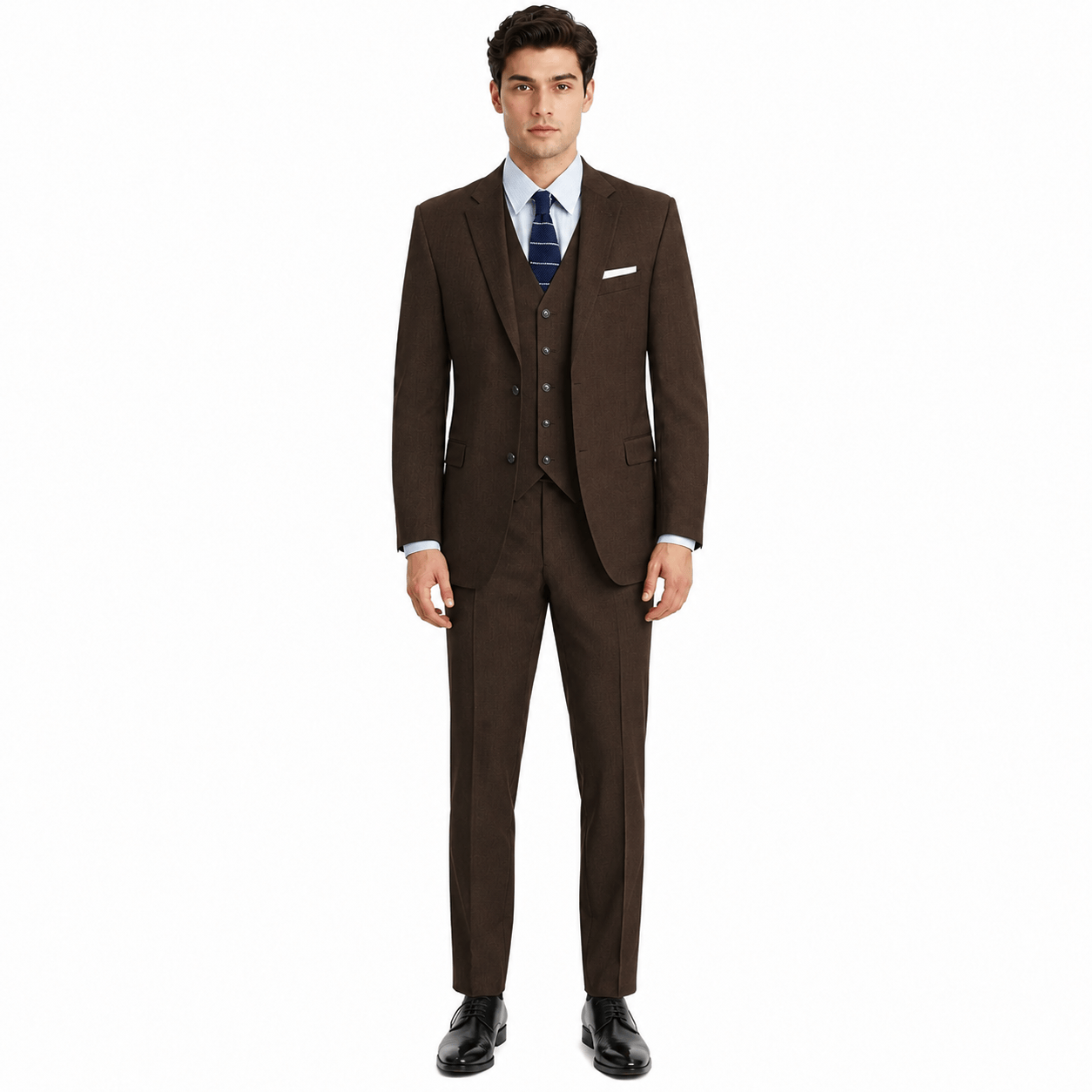 Aesido Aesido 3 Piece Single Breasted Men's Wedding Suit