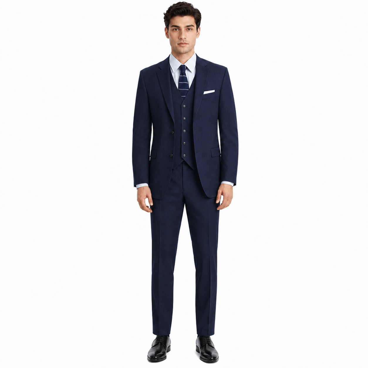 Aesido Aesido 3 Piece Single Breasted Men's Wedding Suit