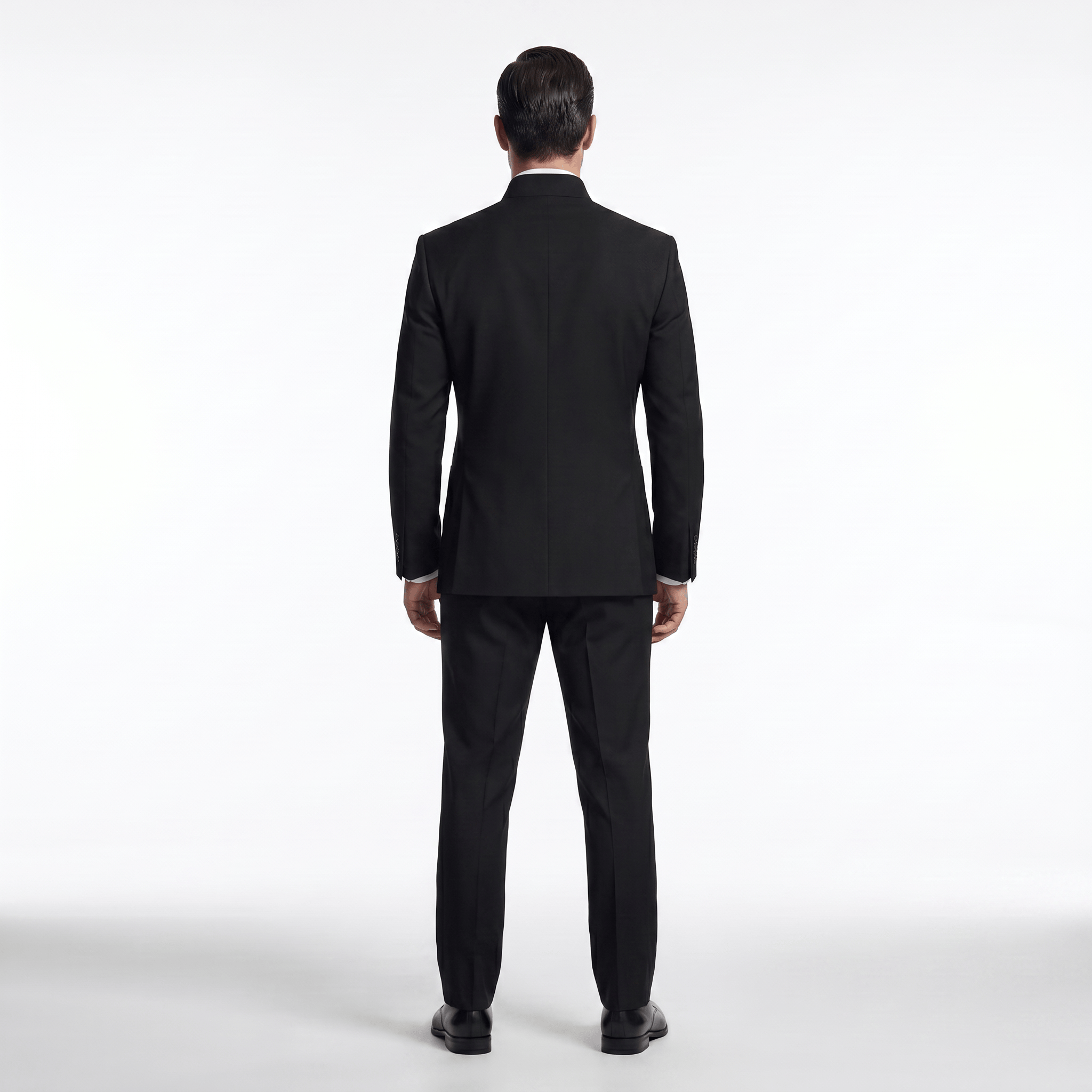 aesido Aesido Black Mandarin Jacket – Men’s Wedding & Formal