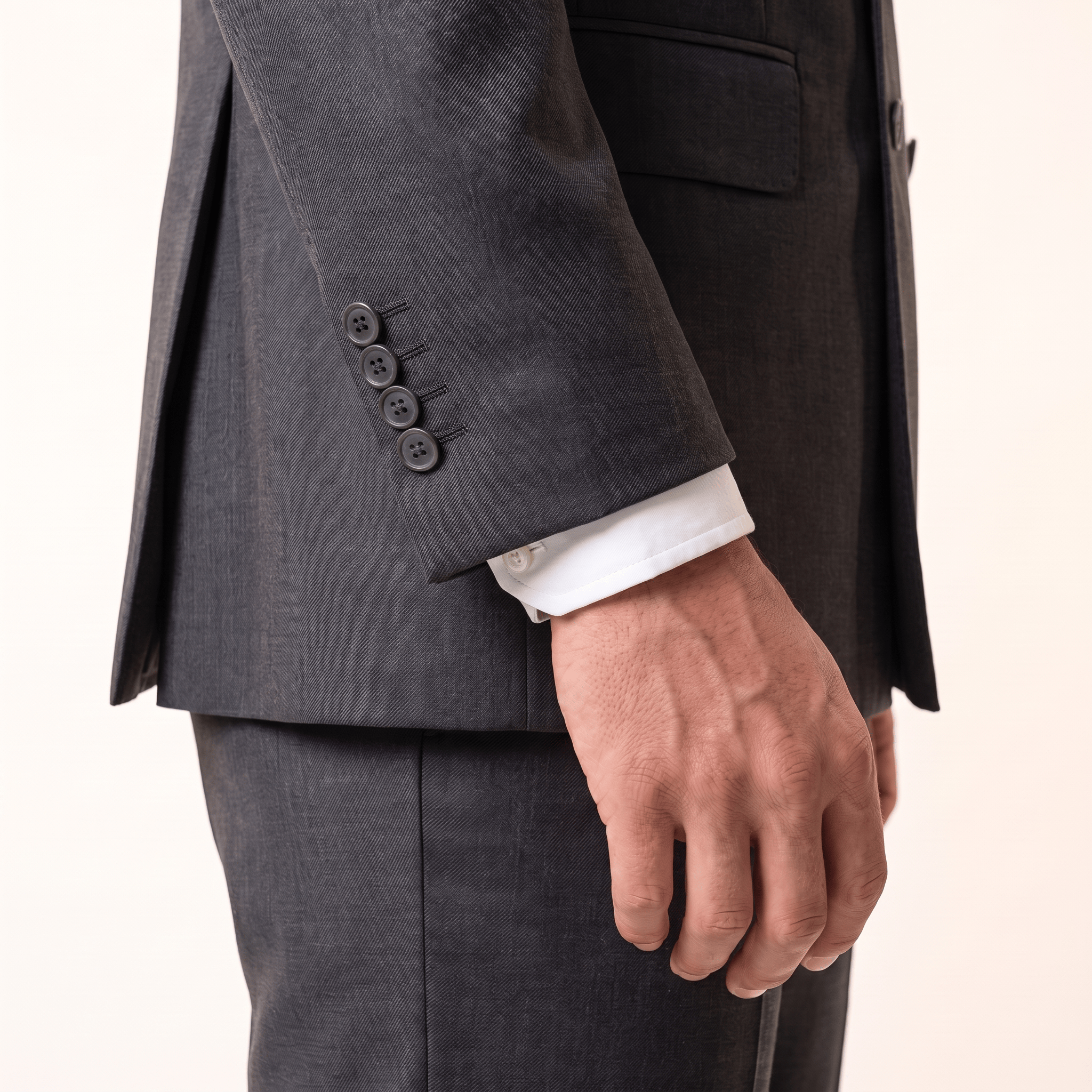 aesido Aesido Formal 2 Pieces Men’s Suit Slim Fit Flat Peak Lapel Tuxedos (Blazer+Pants)