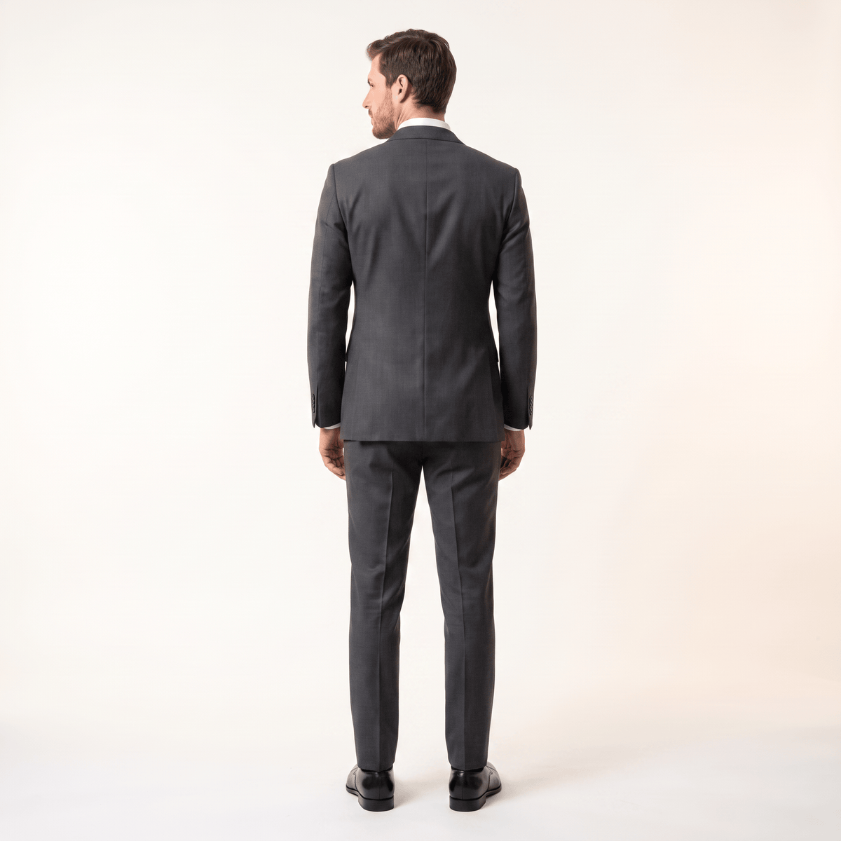 aesido Aesido Formal 2 Pieces Men’s Suit Slim Fit Flat Peak Lapel Tuxedos (Blazer+Pants)