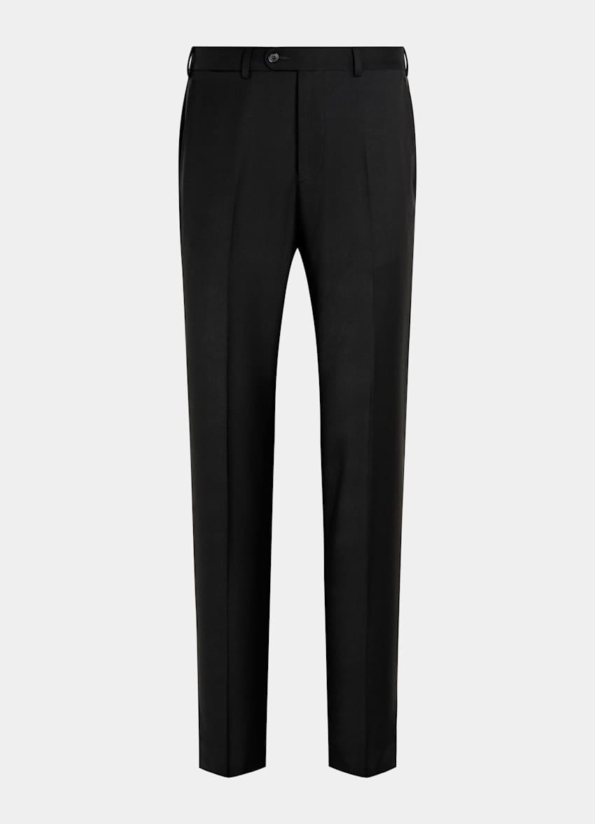aesido Black Men Suit 2 Piece Business Slim Banquet Dress (Blazer+Pants)