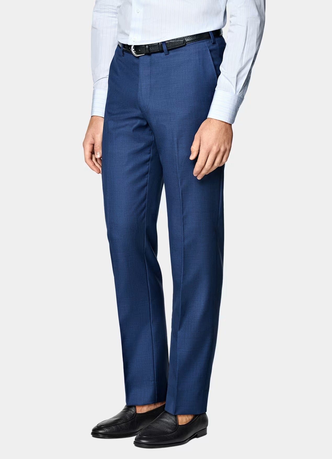 aesido Blue Men Suit 2 Piece Business Slim Banquet Dress (Blazer+Pants)