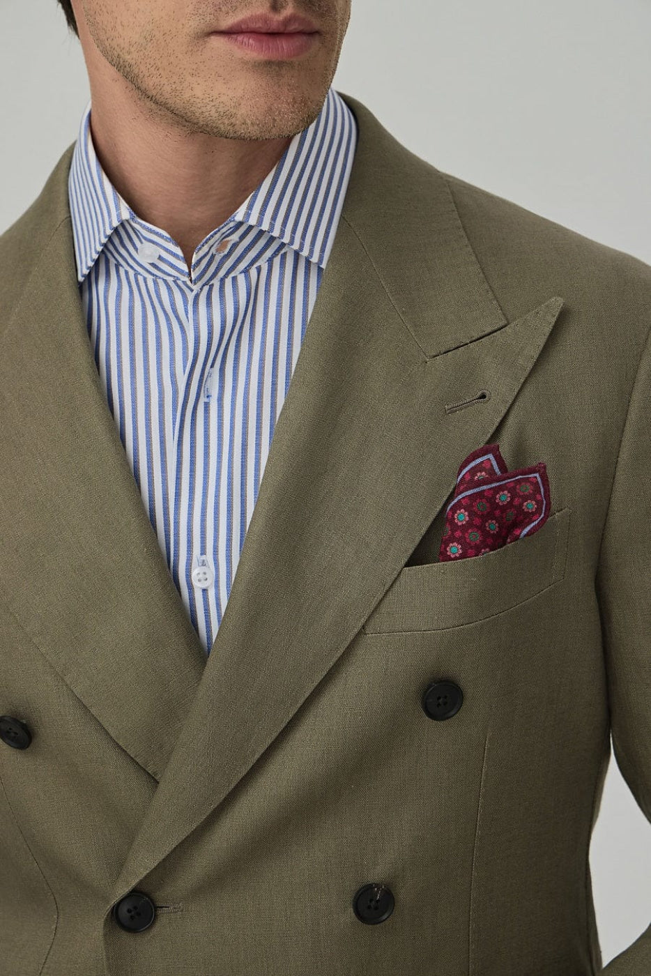 Aesido Business Casual 2 Piece Olive Green Peak Lapel Men's Suit (Blazer+Pants) Olive Green / 42R Aesido Business Casual 2 Piece Olive Green Peak Lapel Men's Suit (Blazer+Pants) Olive Green / 42R