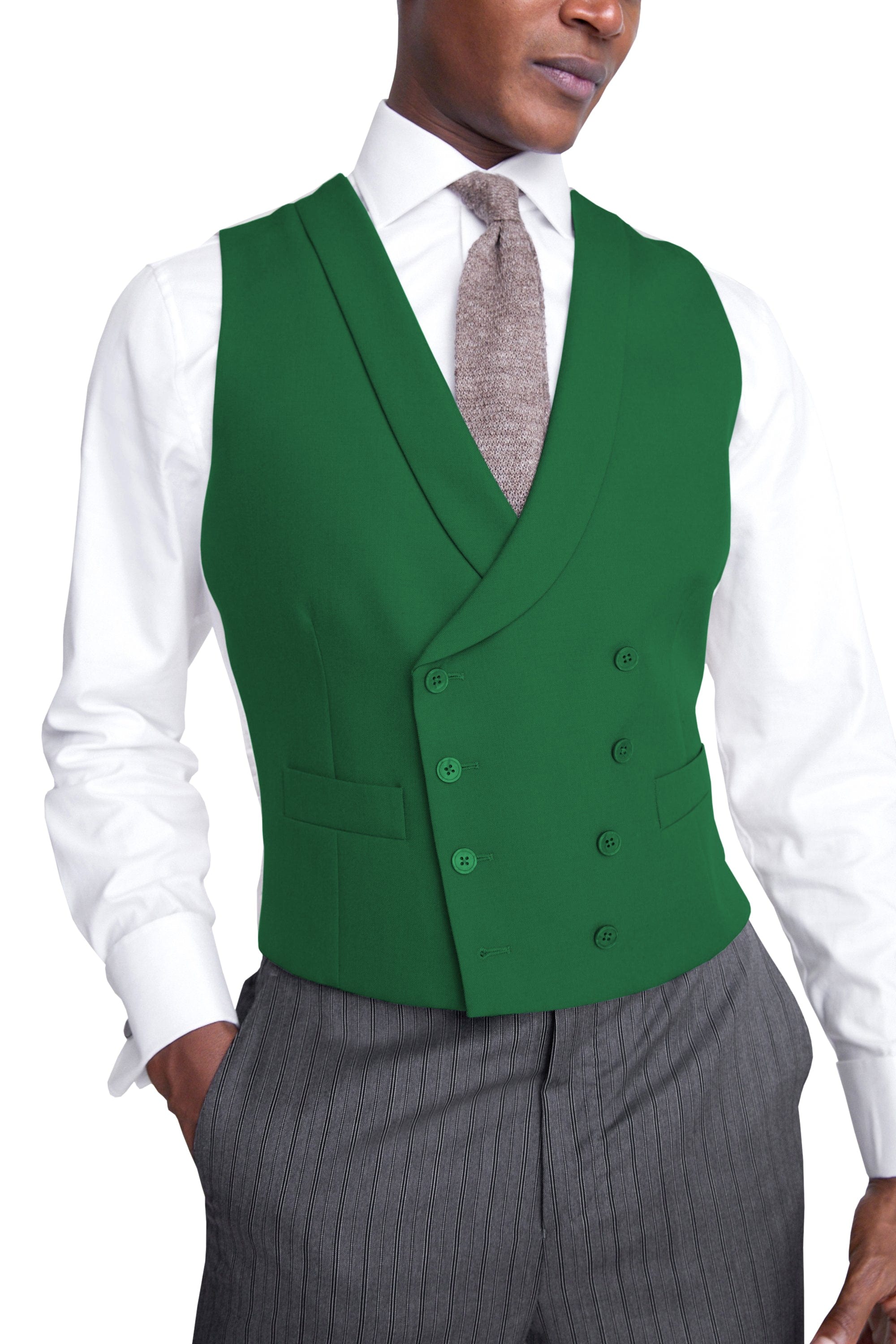 Double Breasted Shawl Lapel Suit Vest Double Breasted Shawl Lapel Suit Vest