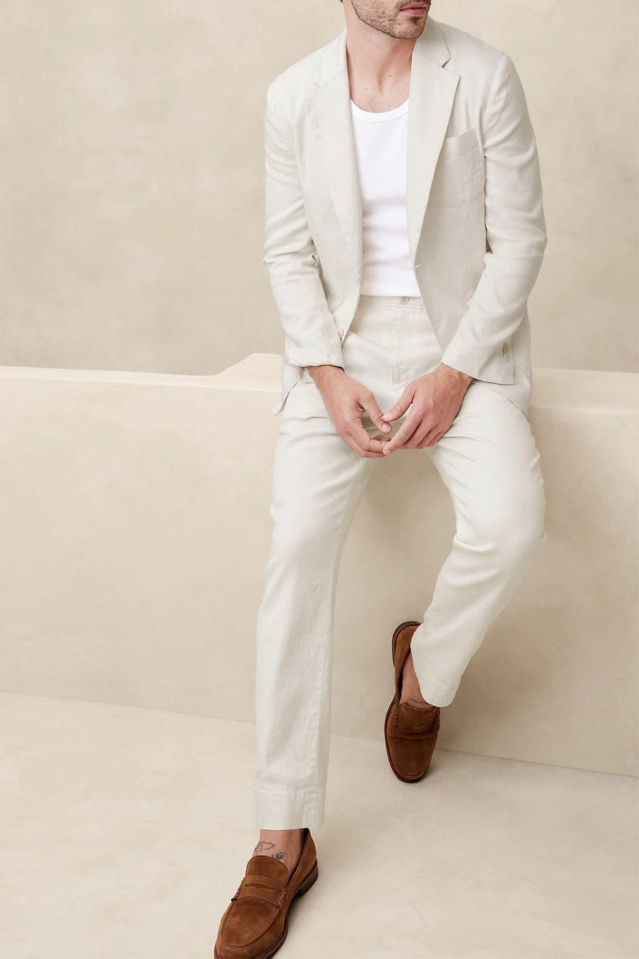 men's ivory dress pants Men's Ivory/Cream Dress Pants