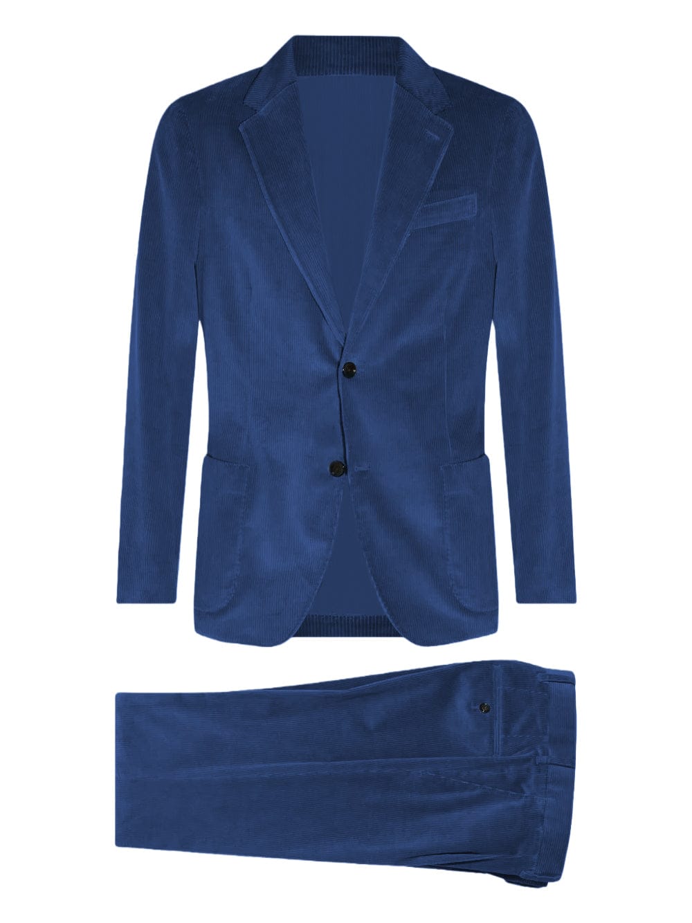 aesido Corduroy 2 Piece Men's Suit – Double Button Blazer & Pants Set