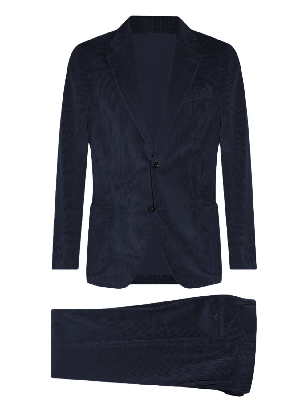 aesido Corduroy 2 Piece Men's Suit – Double Button Blazer & Pants Set