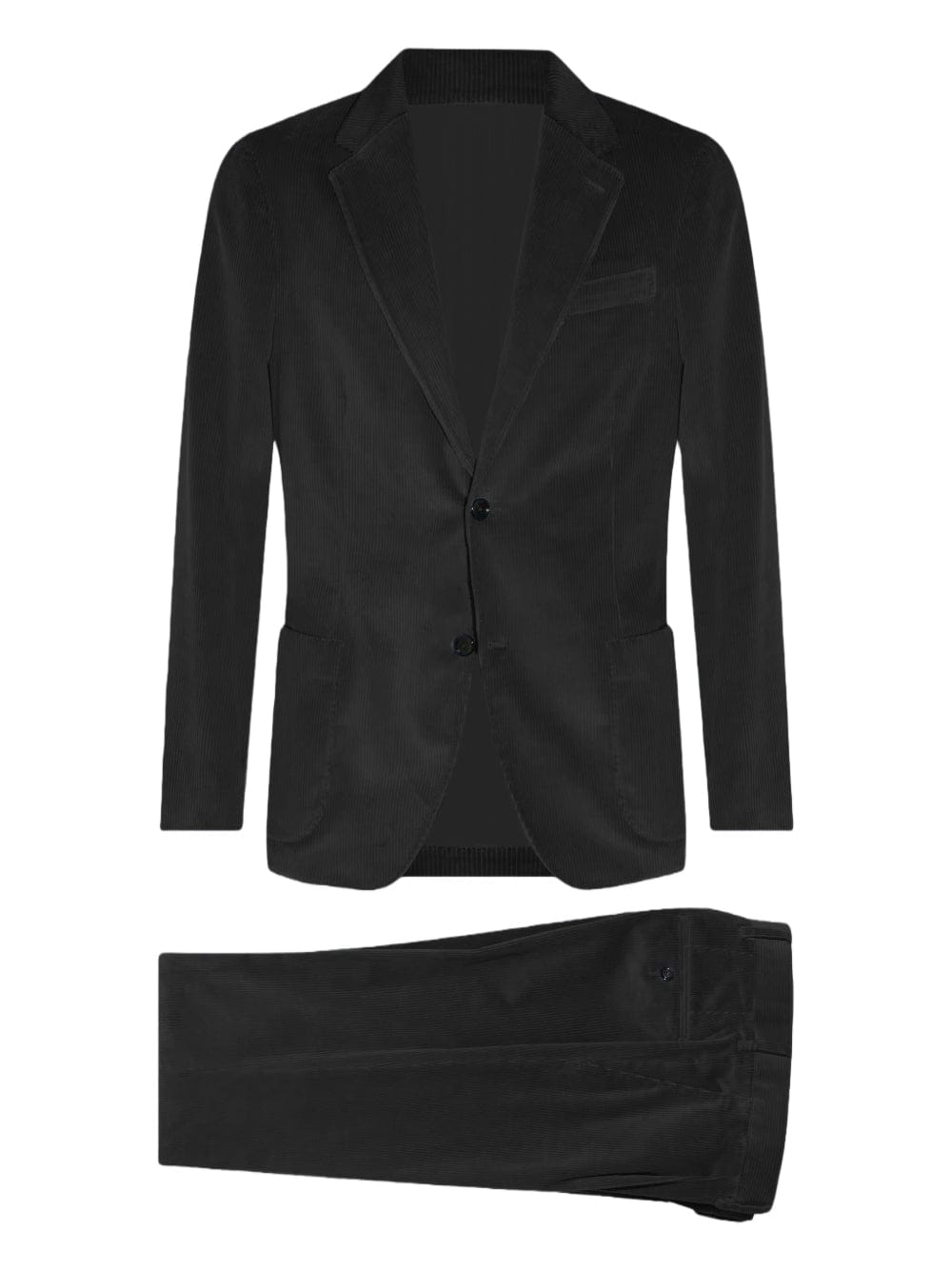 aesido Corduroy 2 Piece Men's Suit – Double Button Blazer & Pants Set