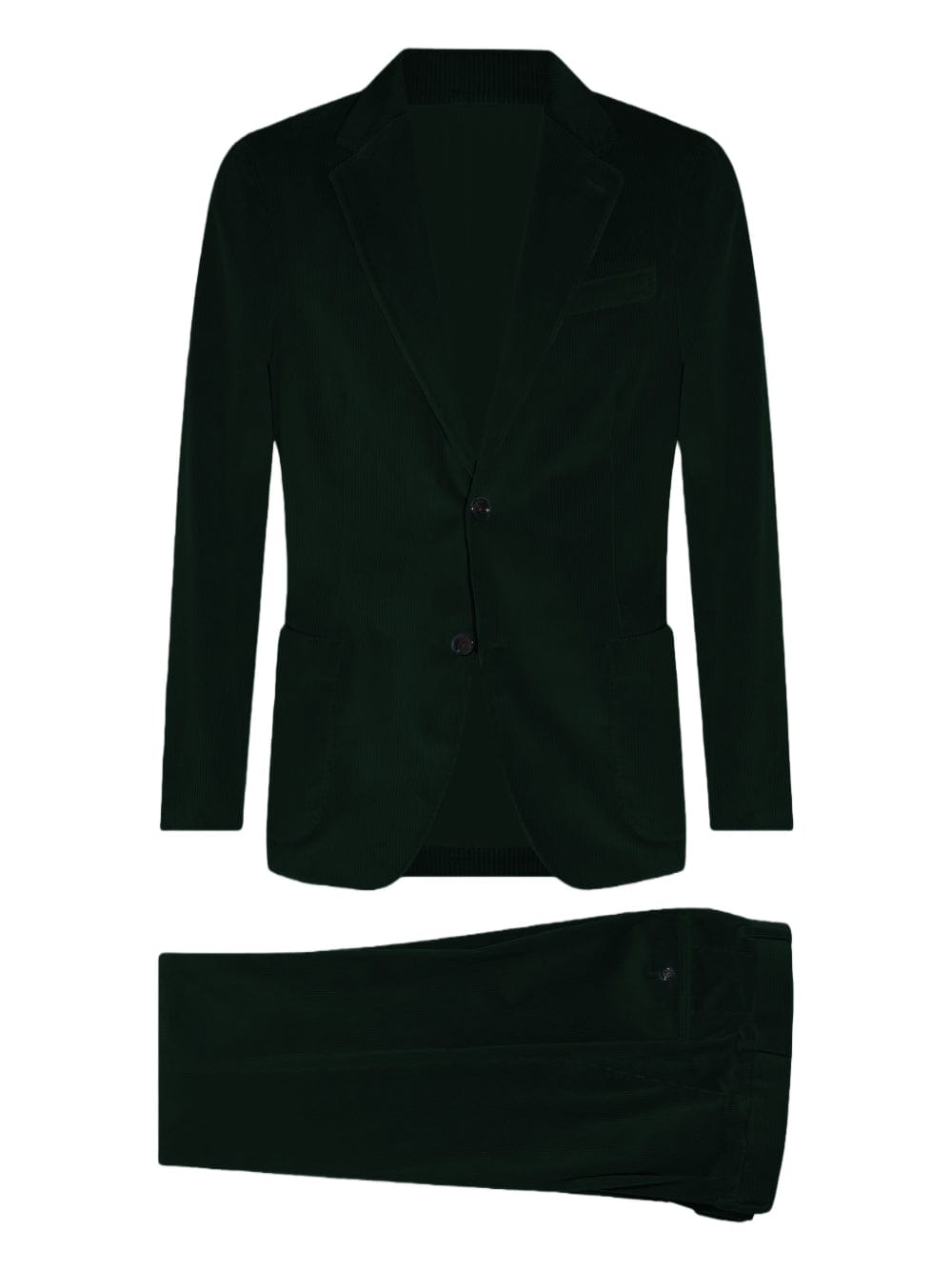 aesido Corduroy 2 Piece Men's Suit – Double Button Blazer & Pants Set