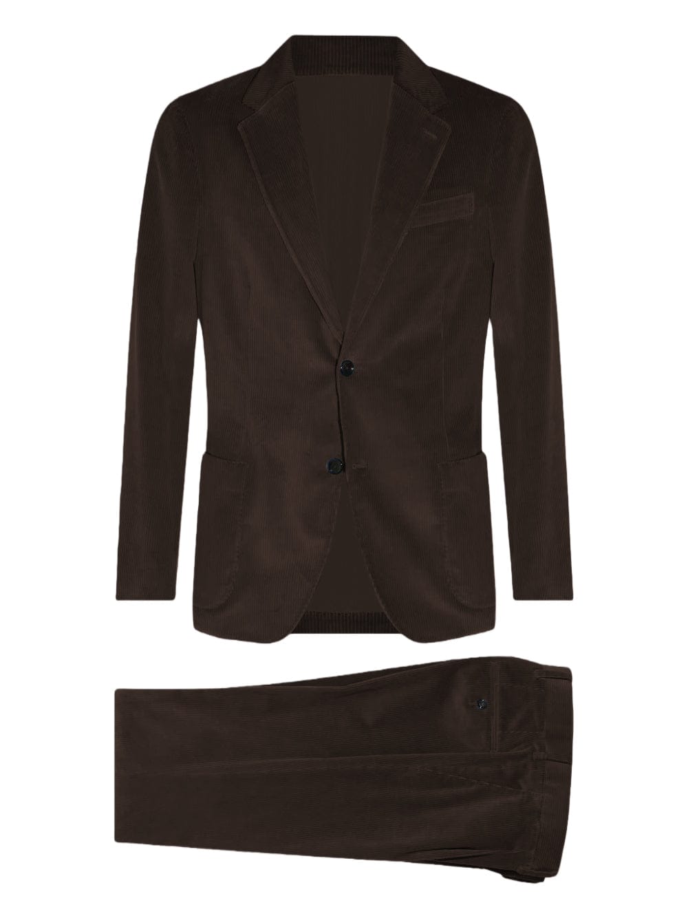 aesido Corduroy 2 Piece Men's Suit – Double Button Blazer & Pants Set