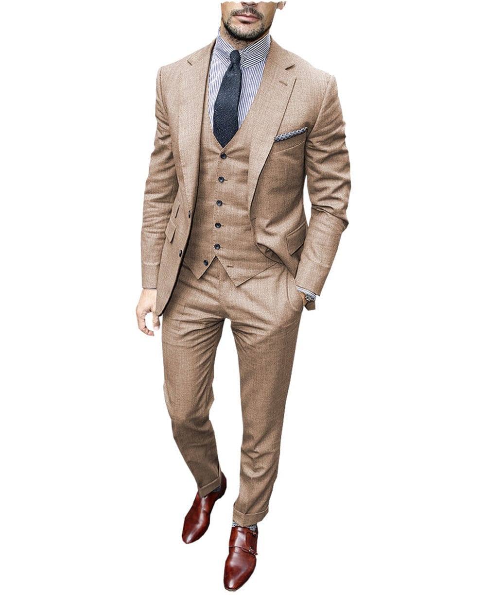 20-40s 3Peace Suit K.AKAHANE Brown AM99