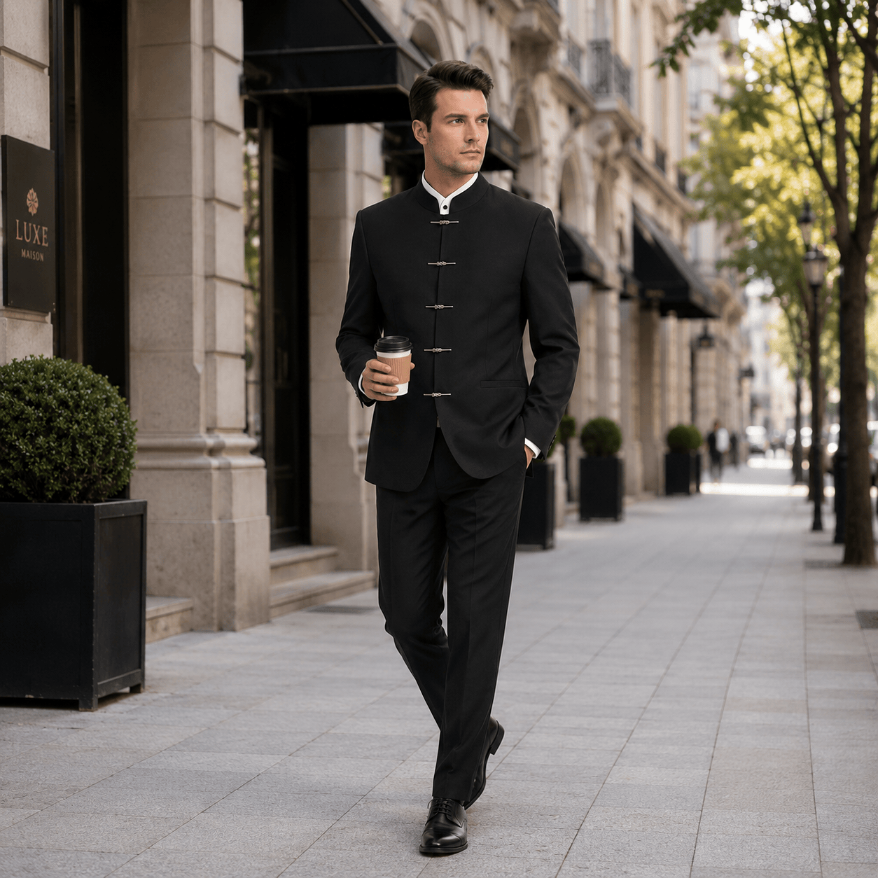 mens black dress trousers Men's Merino Wool Classic Formal Pants - 28% rayon Mens Dress Pants Slim Fit