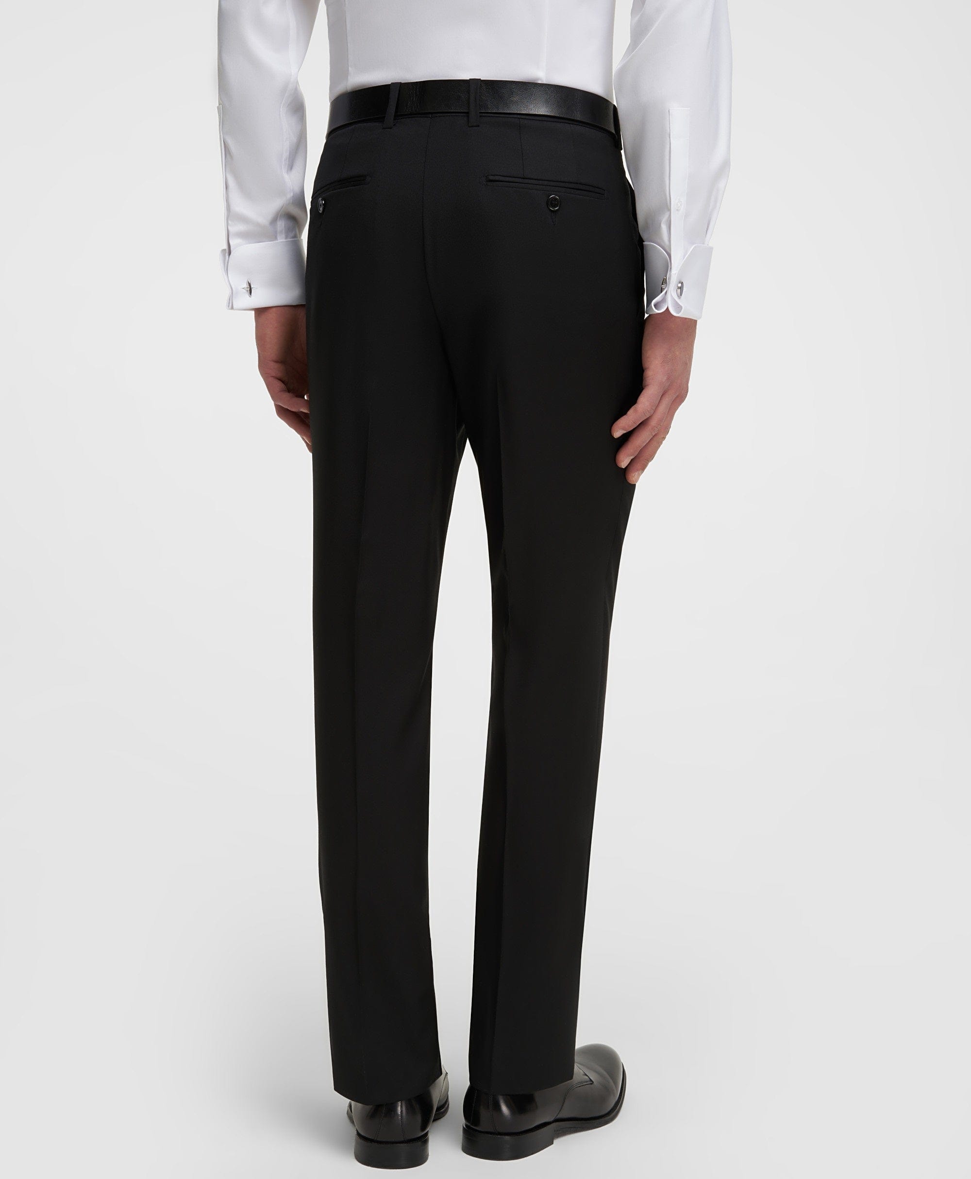 Men's Business Casual Black Pants Black / 36W x 30L Men's Business Casual Black Pants Black / 36W x 30L