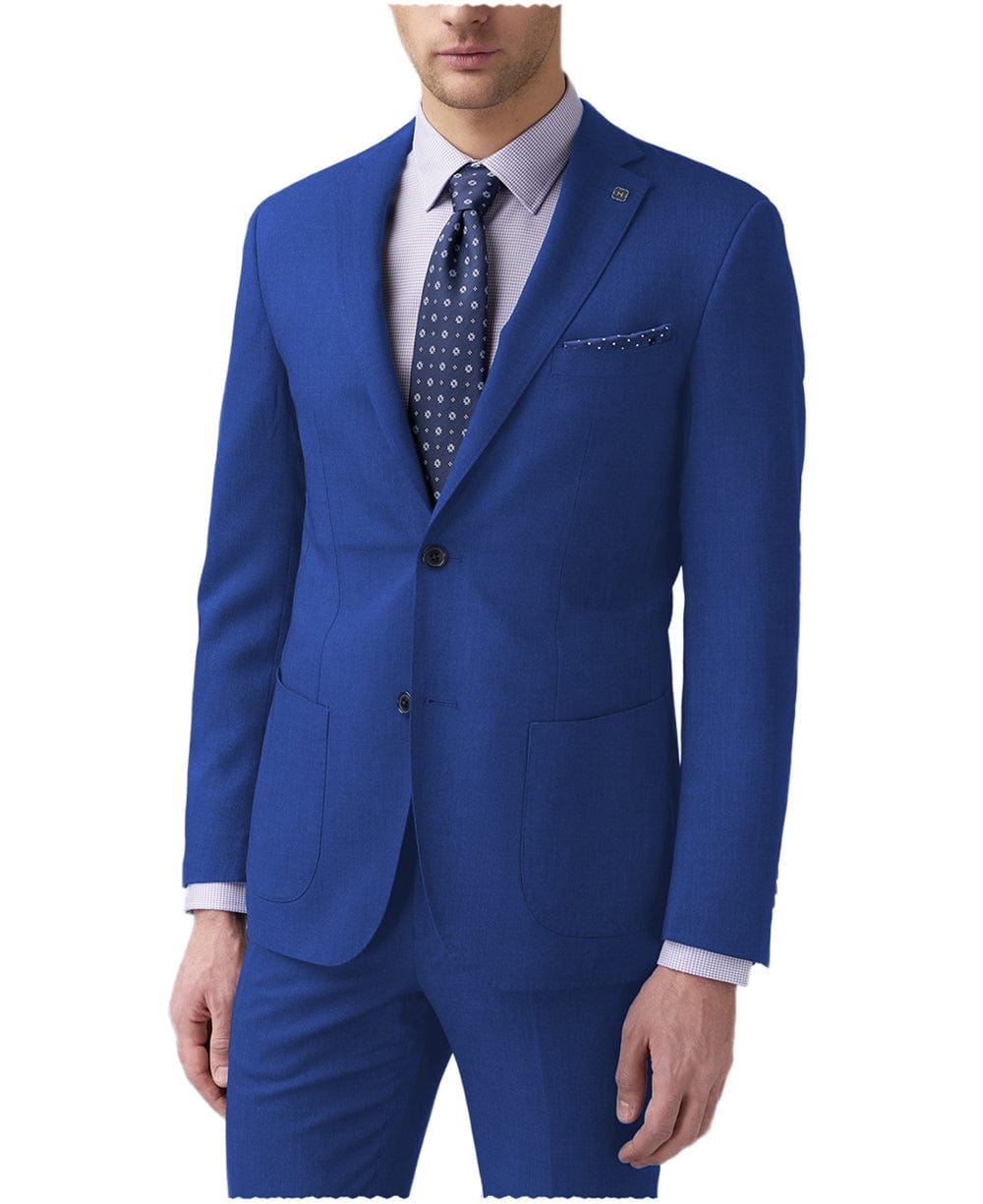 Men's Suit 2 Pieces Double Buttons Notch Lapel Jacket