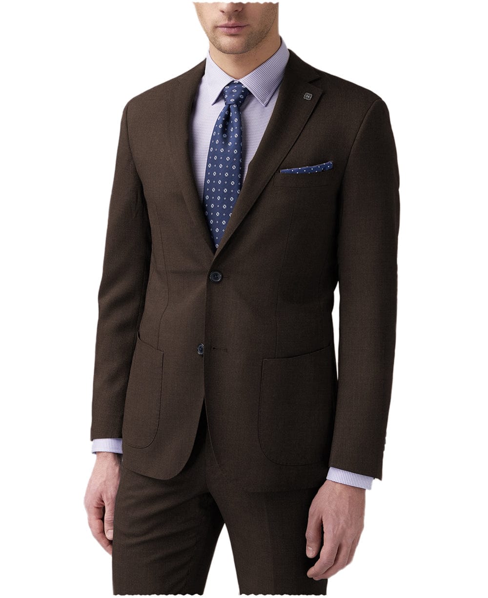 Men's Suit 2 Pieces Double Buttons Notch Lapel Jacket