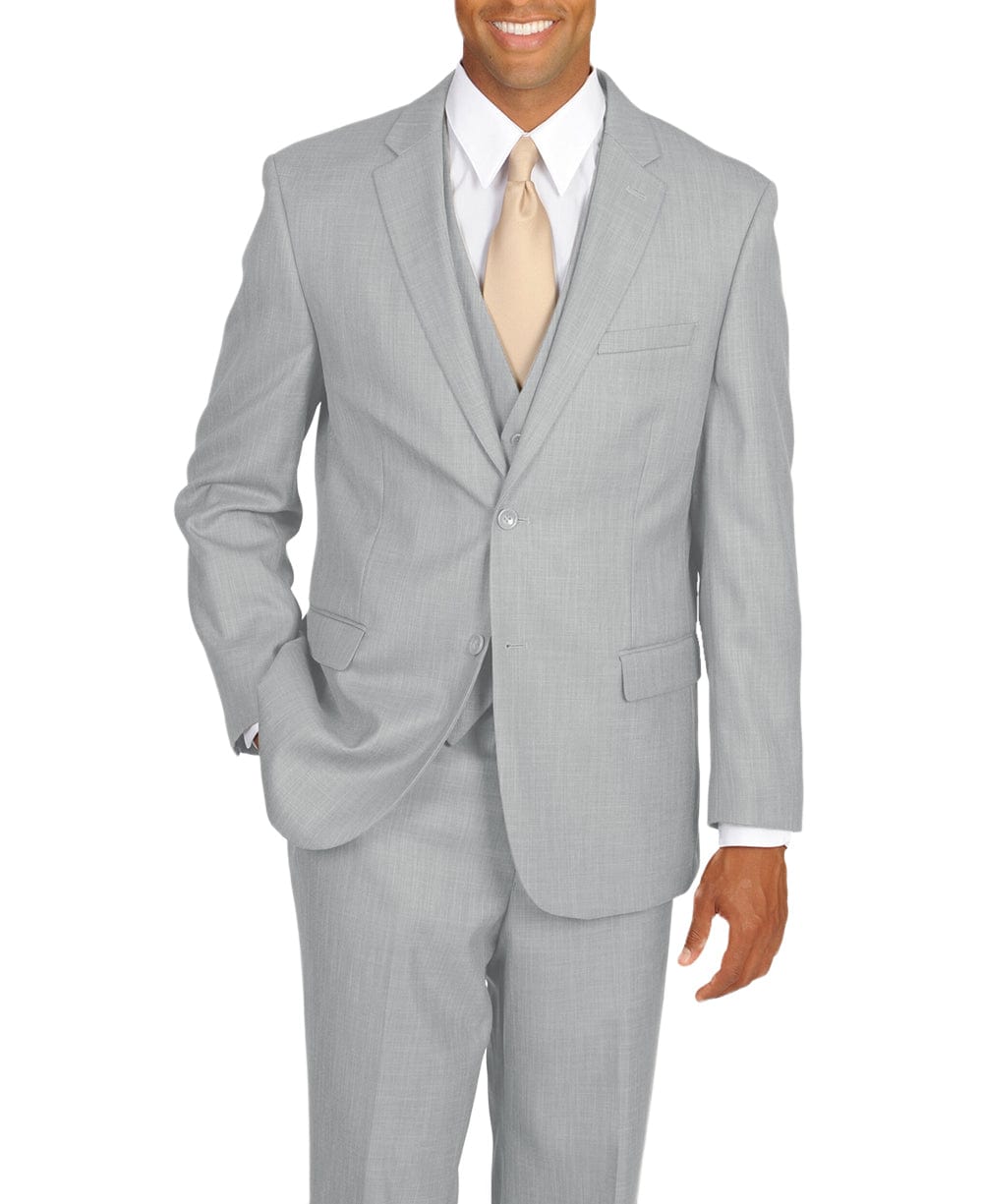 aesido Men's Suit 3 Piece Notch Lapel Jacket（Blazer+Vest+Pants）