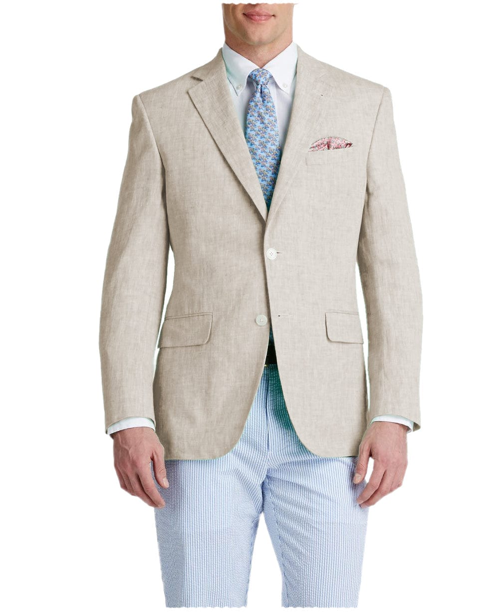 aesido Men's Suit Notch Lapel Double Button Blazer