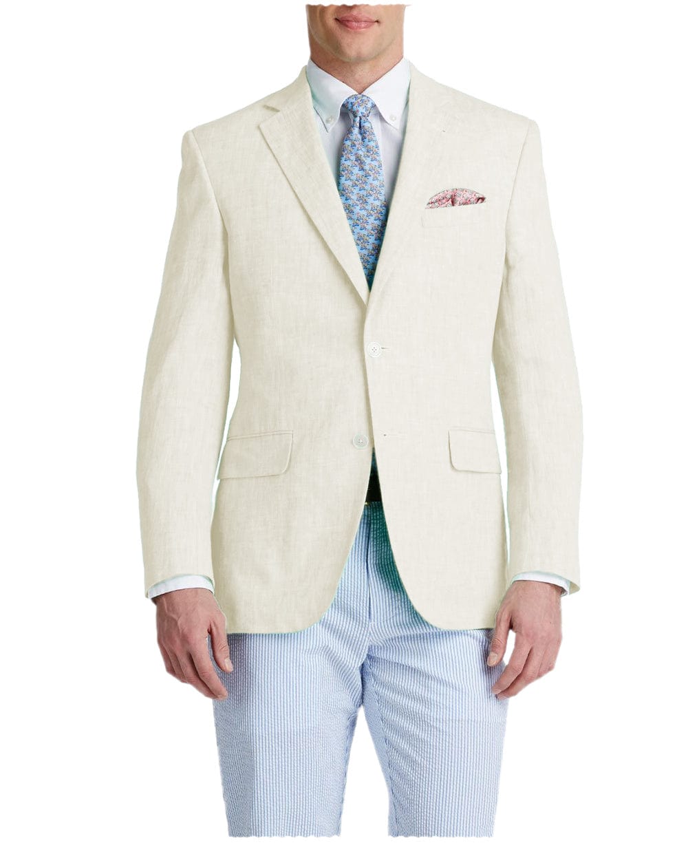 aesido Men's Suit Notch Lapel Double Button Blazer