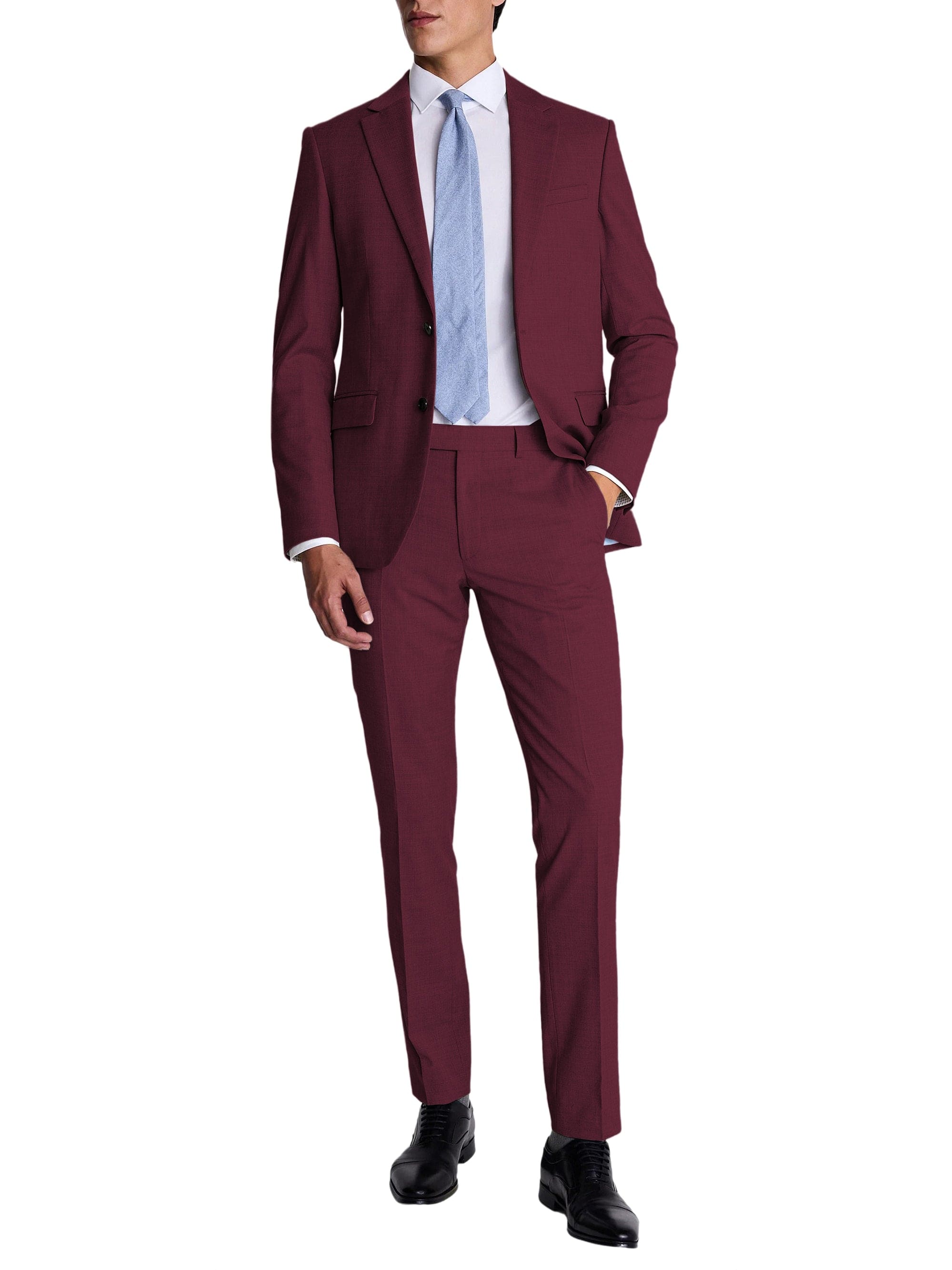 aesido Slive Men’s Two-Piece Suit Set – Blazer & Pants