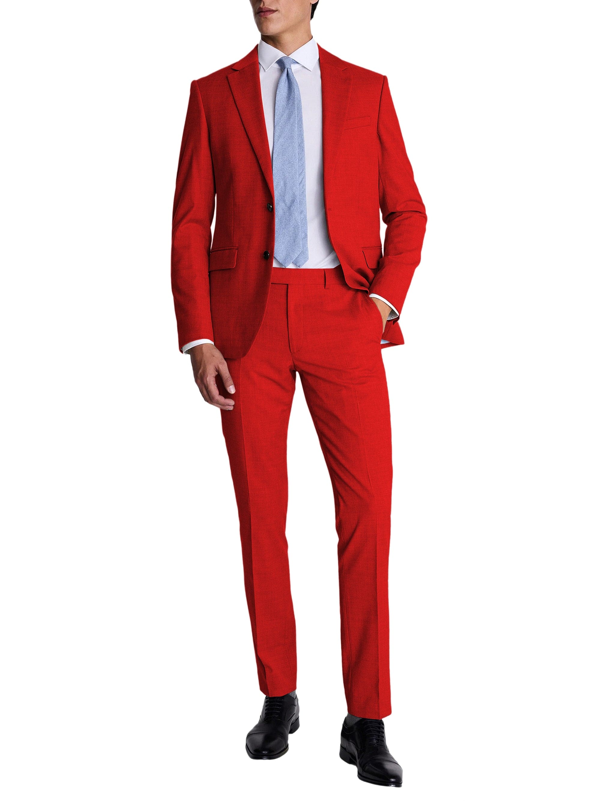 aesido Slive Men’s Two-Piece Suit Set – Blazer & Pants