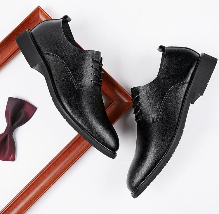 aesido Spring Summer Business Casual Soft Leather Shoes For Men