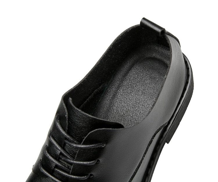 aesido Spring Summer Business Casual Soft Leather Shoes For Men