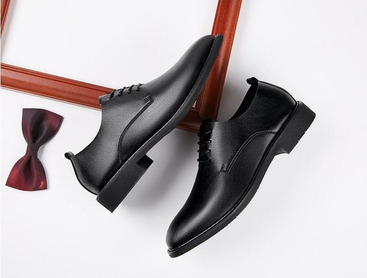 aesido Spring Summer Business Casual Soft Leather Shoes For Men