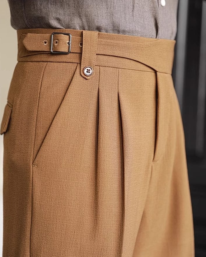 aesido Summer Breathable High Waist Casual Men's Shorts