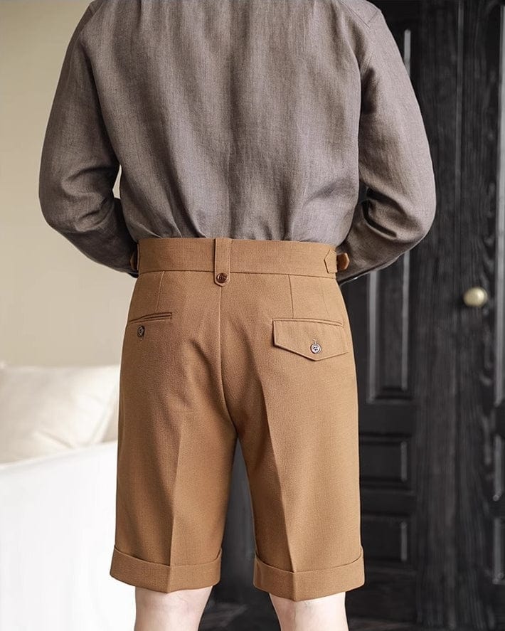 aesido Summer Breathable High Waist Casual Men's Shorts