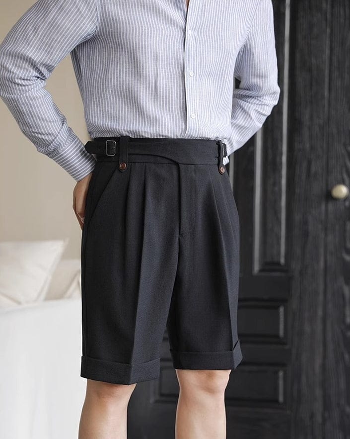 aesido Summer Breathable High Waist Casual Men's Shorts