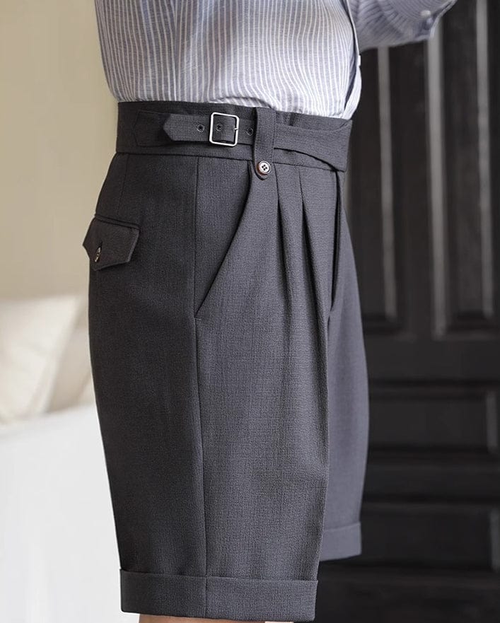 aesido Summer Breathable High Waist Casual Men's Shorts