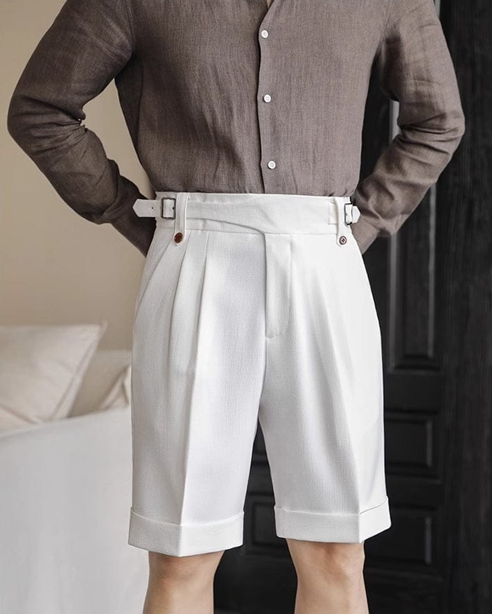 aesido Summer Breathable High Waist Casual Men's Shorts
