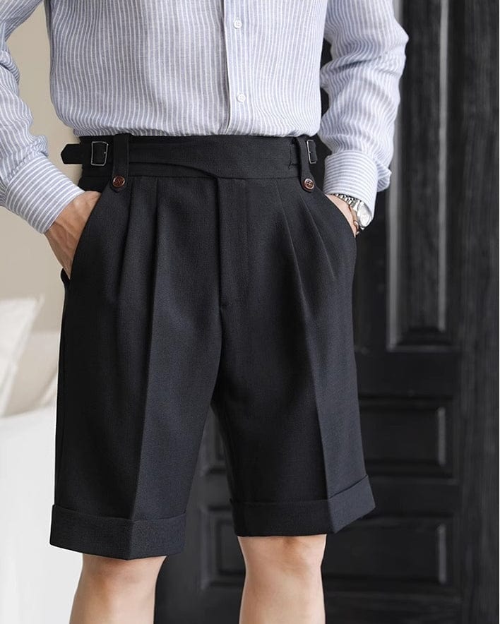 aesido Summer Breathable High Waist Casual Men's Shorts