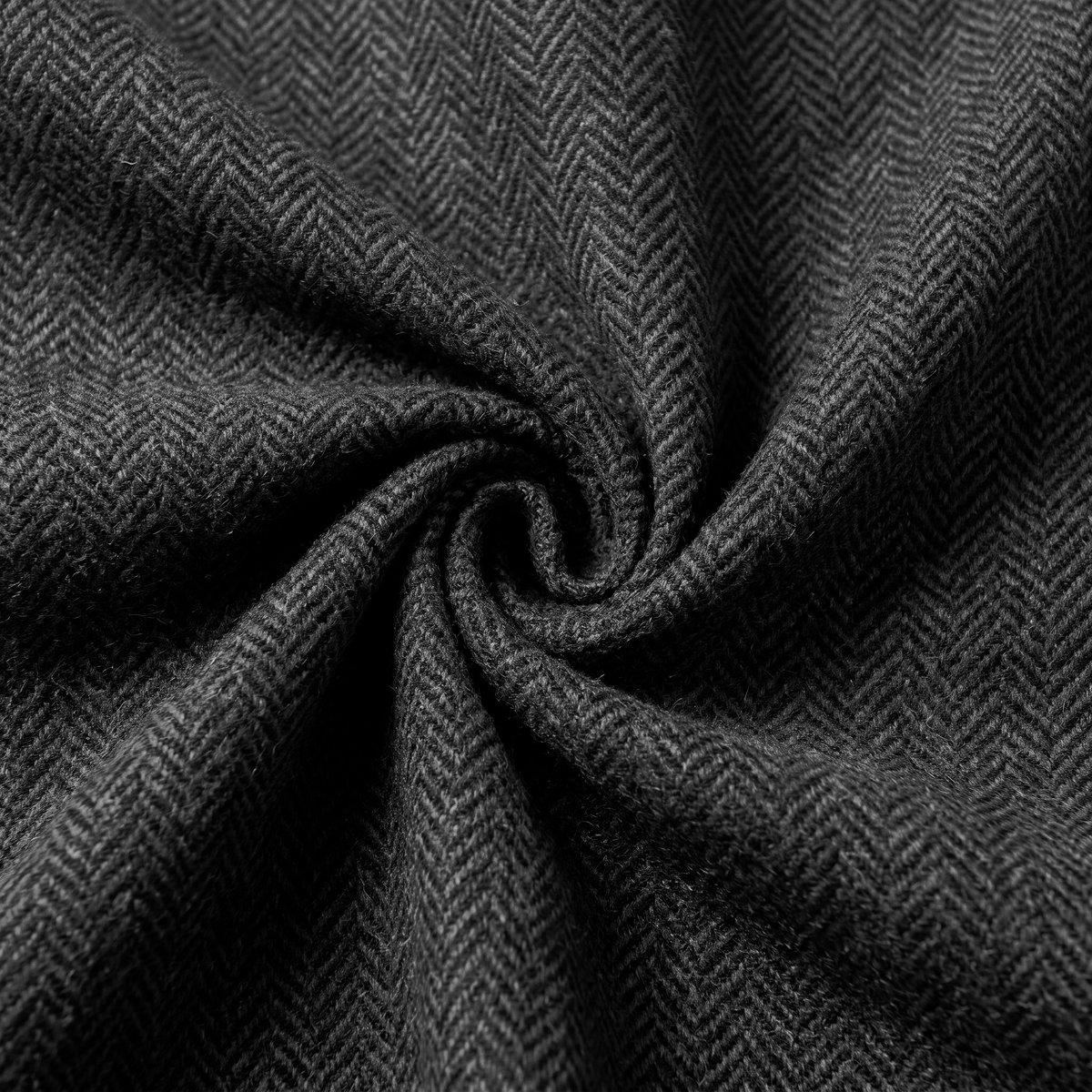 Aesido Men's Business 3 Pieces Herringbone Notch Lapel Suit（Blazer+Vest+Pants）